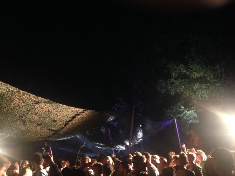 outside boiler room on third day